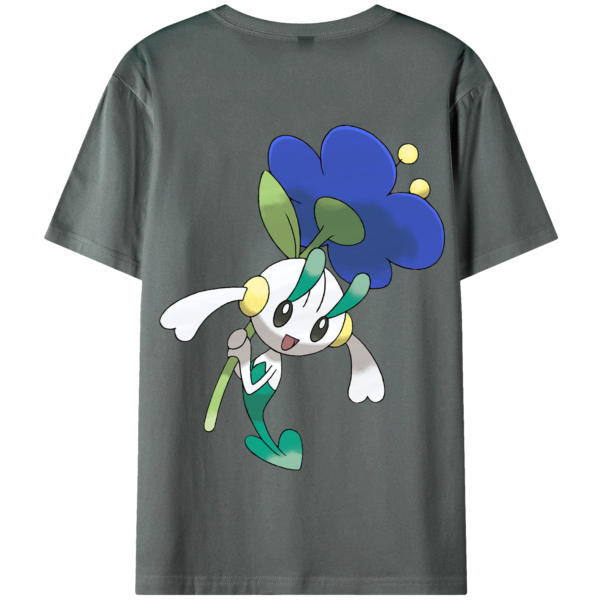 （画像用） ポケットモンスター Pokémon 綿100％半袖Tシャツ（背面プリント）